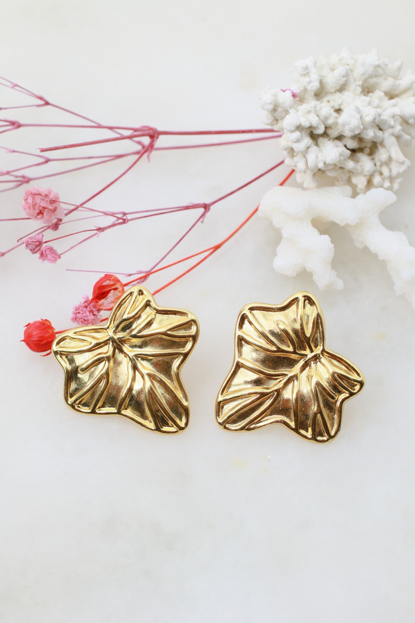 Starfish Stud Earrings – 18K Gold Plated - Maxiblink