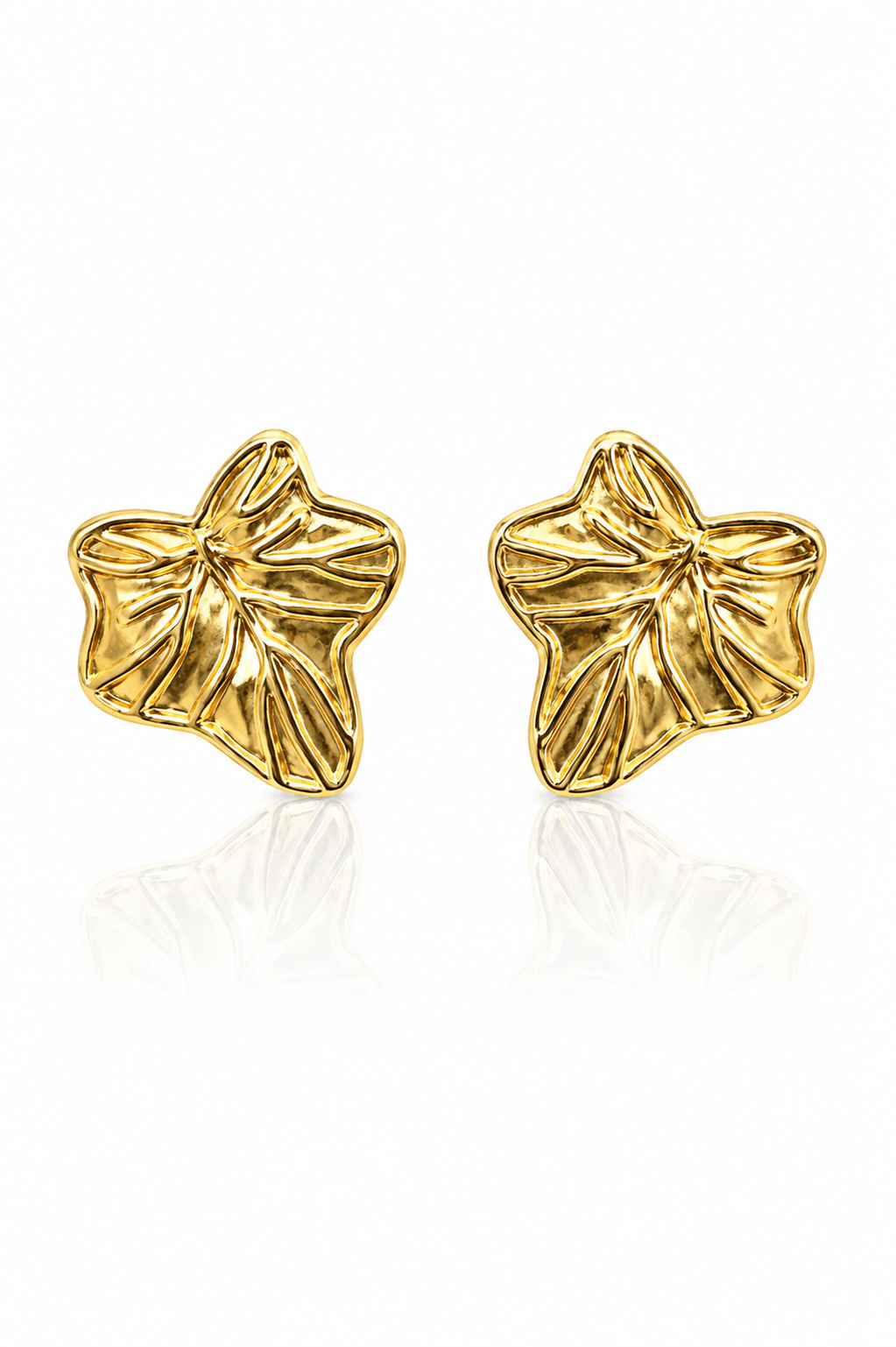 Starfish Stud Earrings – 18K Gold Plated - Maxiblink