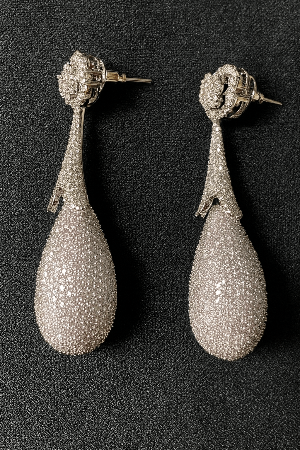 Teardrop Long Dangler Earrings - Maxiblink