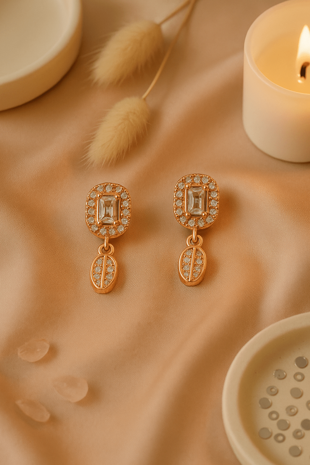 Vintage Glam Dangle Earrings - Maxiblink