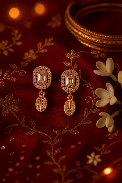 Vintage Glam Dangle Earrings - Maxiblink